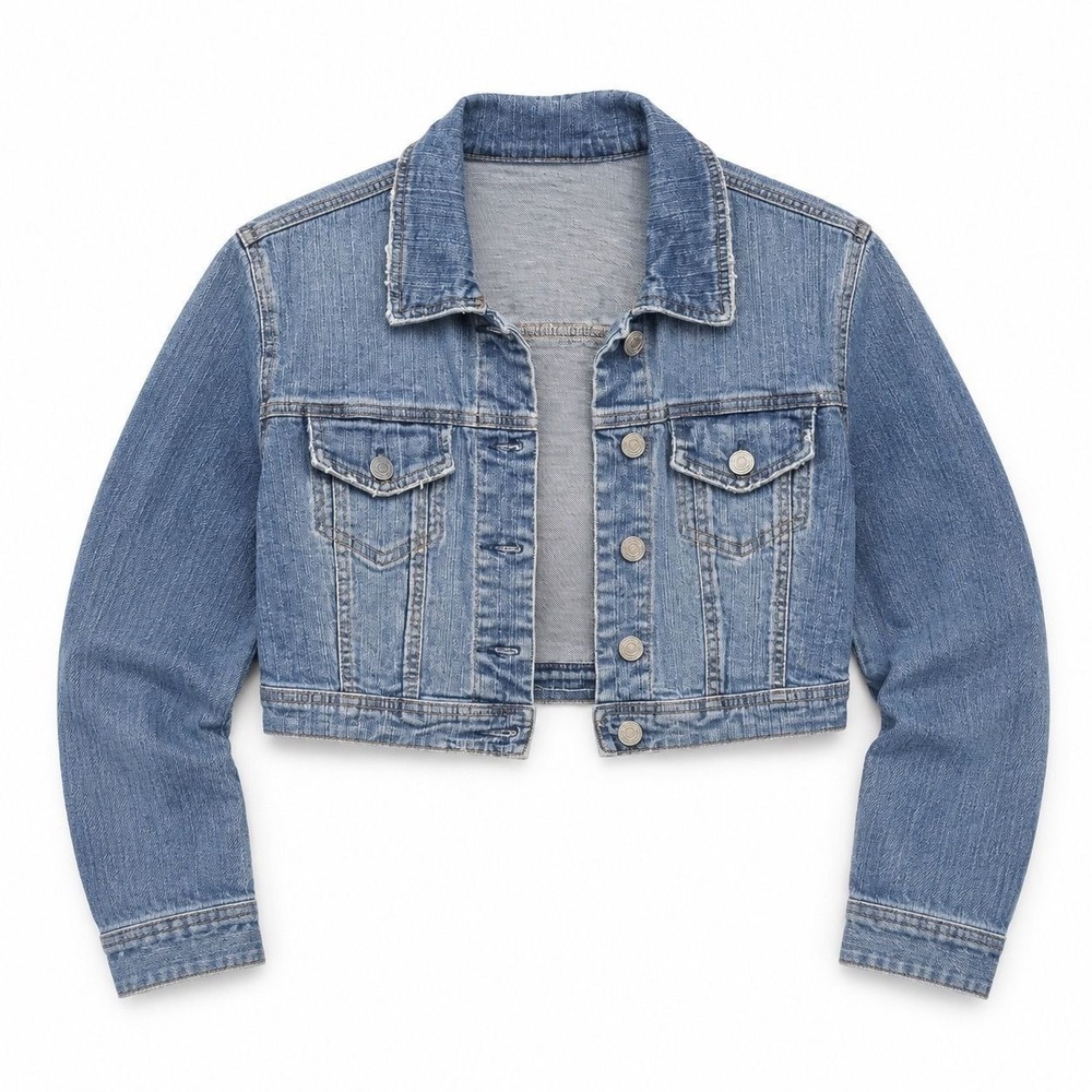 Nine Planet vintage Y2K cropped denim jacket